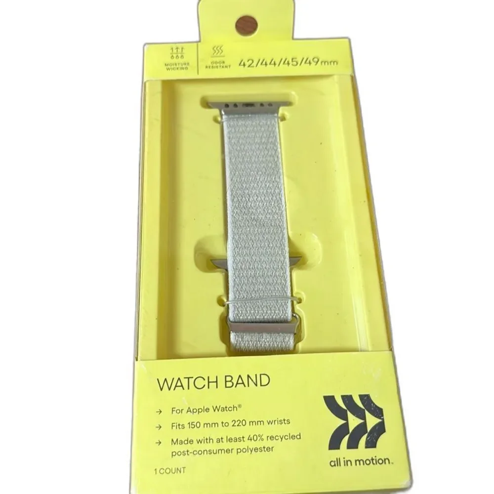 All In Motion Apple Watch Nylon Band 42/44/45/49MM Gray